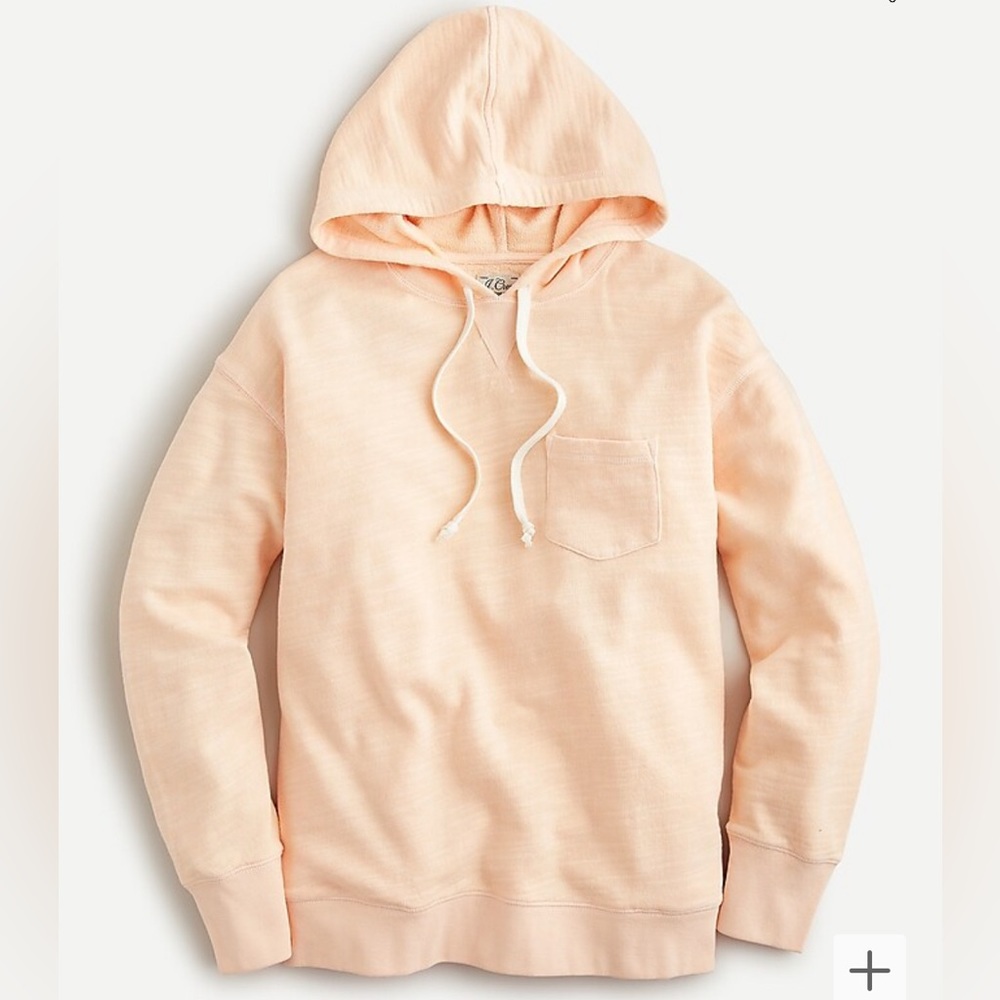 J. Crew Vintage Hoodie with Pockets, Size Small